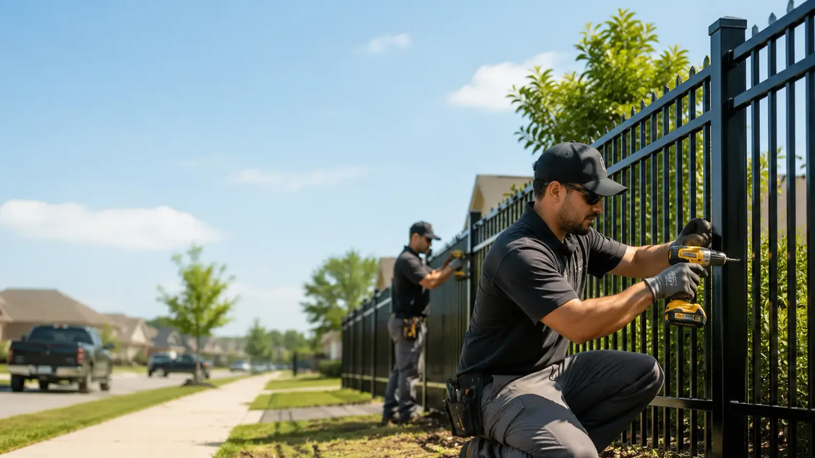Metal Fence Installation in Scarborough, ME
